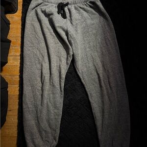 Gray Pink Victoria Secret Cuffed Drawstring Sweatpants